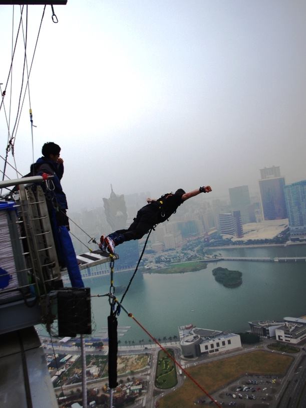 Bungy Jump from Macau Tower